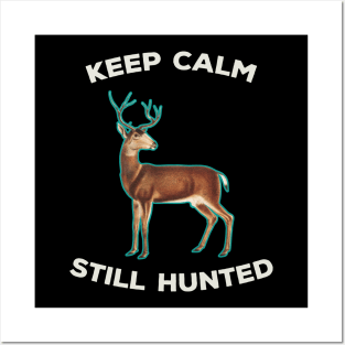 Vintage Deer Keep Calm Meme Posters and Art